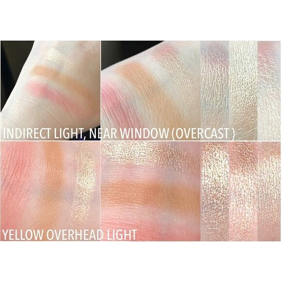 GIRLACTIK Blush Me & Glow Face Palette Pink Blush Bronzer Highlight Trio Light - Picture 11 of 11